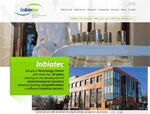 Tablet Screenshot of inbiotec.com